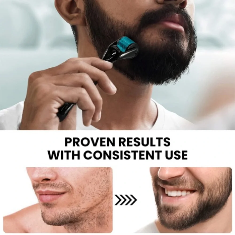 MEN'S FACIAL DERMA ROLLER – To Visibly Restore, Heal and Brighten Skin